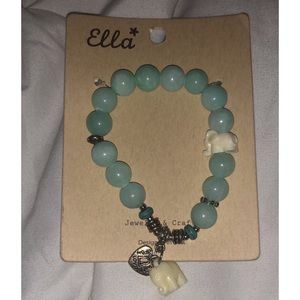 Beautiful Ivory Ella Elephant Bracelet